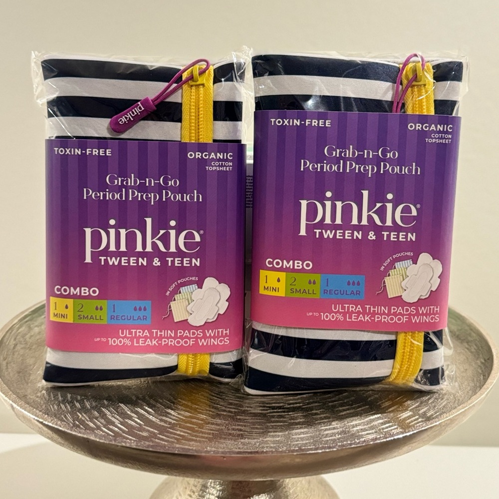 Pack of 2 Pinkie First Period Pre Kit Variety Pack.